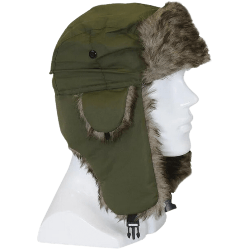 Load image into Gallery viewer, John Boy ICE FISHING HEAD WEAR / GLOVES Army John Boy Trapper Hat
