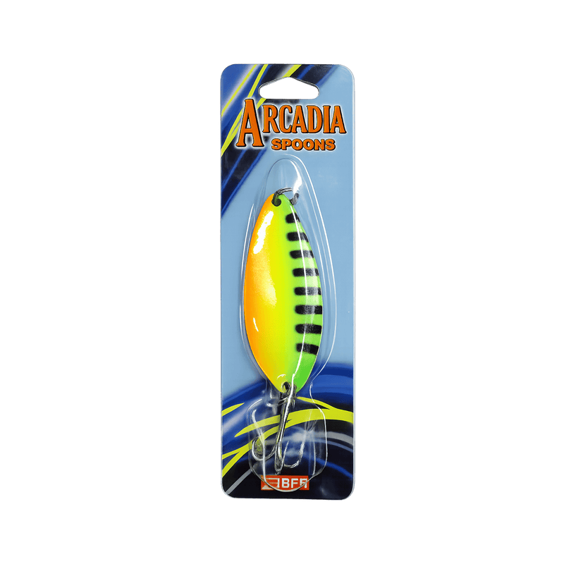 Load image into Gallery viewer, K&amp;E CASTING SPOONS 3-4oz / Firetiger K&amp;E Arcadia River Spoons
