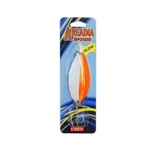 K&E CASTING SPOONS 3-4oz / Glow Orange K&E Arcadia River Spoons
