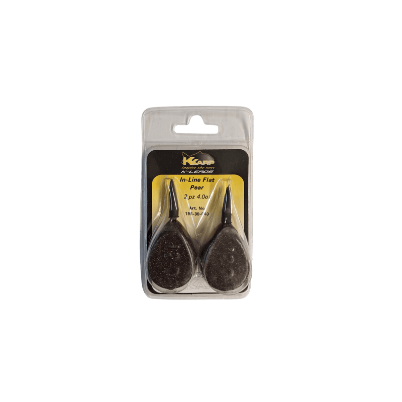 Load image into Gallery viewer, K KARP CARP 4OZ K-Karp K-Leads In-Line Flat Pear
