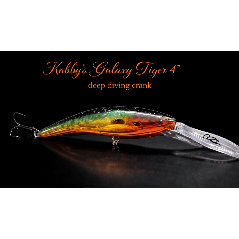 Load image into Gallery viewer, KABBY'S CUSTOM CRANKBAIT 4" / Galaxy Tiger Kabby's Deep Diving Crank
