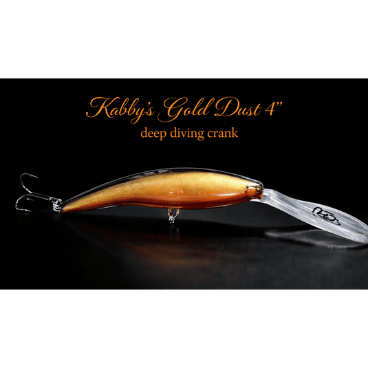 KABBY'S CUSTOM CRANKBAIT 4" / Gold Dust Kabby's Deep Diving Crank