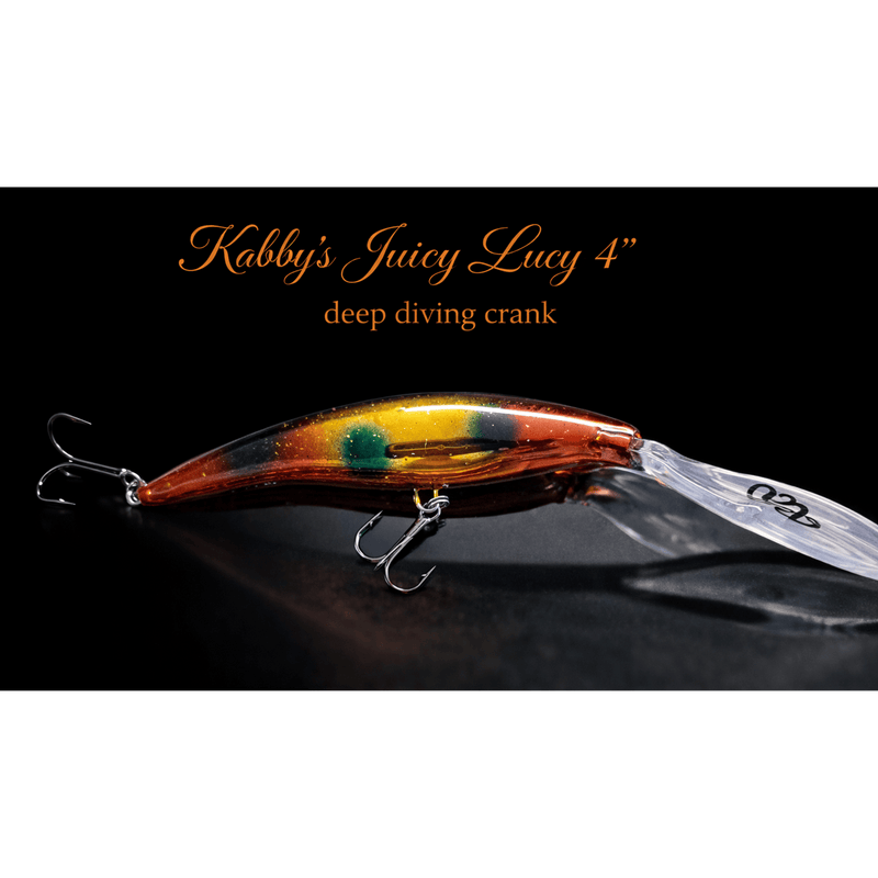 Load image into Gallery viewer, KABBY'S CUSTOM CRANKBAIT 4" / Juicy Lucy Kabby's Deep Diving Crank
