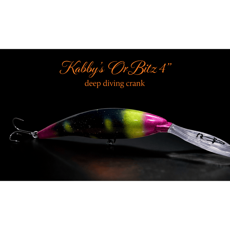 Load image into Gallery viewer, KABBY'S CUSTOM CRANKBAIT 4" / Orbitz Kabby's Deep Diving Crank
