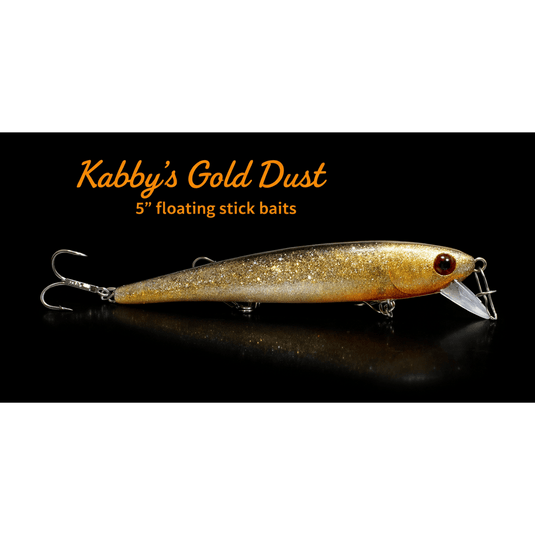 KABBY'S CUSTOM TROLLING BODYBAITS Gold Dust Kabby's 5