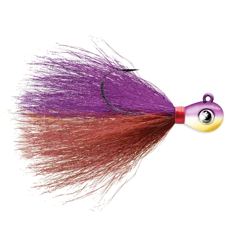 Load image into Gallery viewer, KALIN GOOGLE EYE HAIR JIG 3-8 / Purple Brown Kalin&#39;s Google Eye Hair Jig
