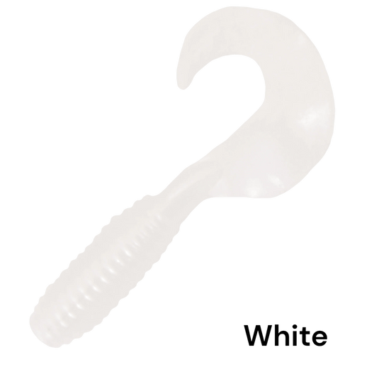 Kalin's Lunker Grub 3 inch White