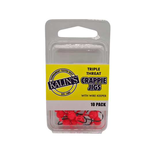 KALIN PANFISH 1-16 / Pink Kalin's Triple Threat Wire Keeper Crappie Jig