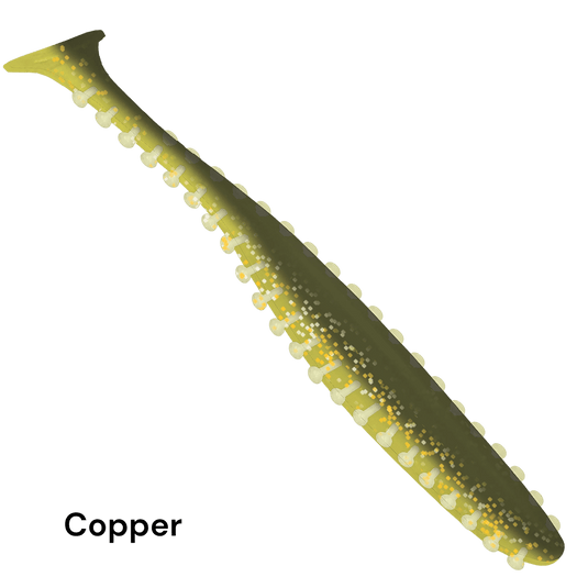 KALIN TICKLE TAIL 2.8" & 3.8" COPPER | FISHING WORLD | CANADA