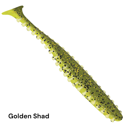 KALIN TICKLE TAIL 2.8" & 3.8" GOLDEN SHAD | FISHING WORLD | CANADA
