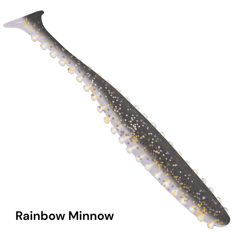 Load image into Gallery viewer, KALIN TICKLE TAIL 2.8&quot; &amp; 3.8&quot; RAINBOW MINNOW | FISHING WORLD | CANADA
