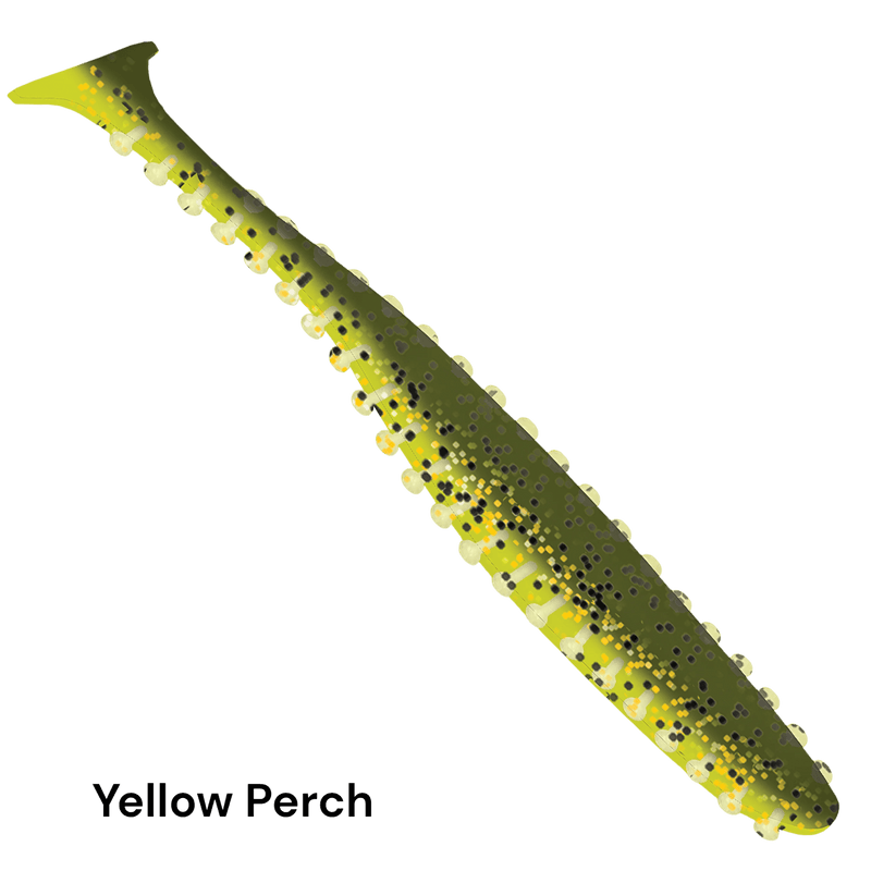 Load image into Gallery viewer, KALIN TICKLE TAIL 2.8&quot; &amp; 3.8&quot; YELLOW PERCH | FISHING WORLD | CANADA
