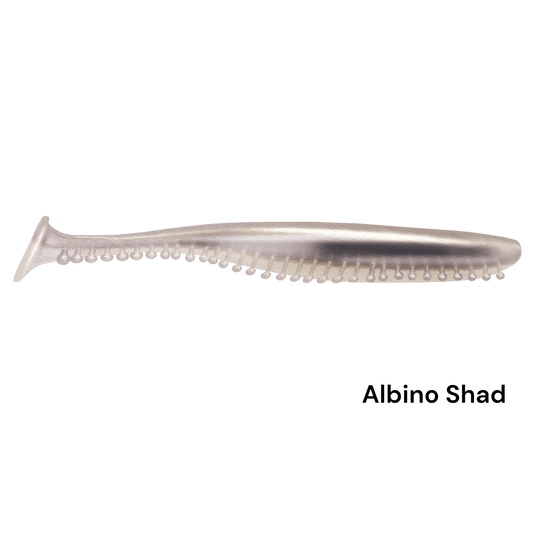 KALIN TICKLE TAIL 3.8" ALBINO SHAD | FISHING WORLD | CANADA