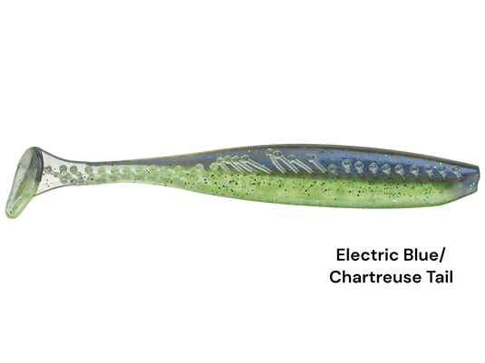 KALIN TICKLE TAIL 3.8" ELECTRIC BLUE / CHARTREUSE TAIL | FISHING WORLD | CANADA
