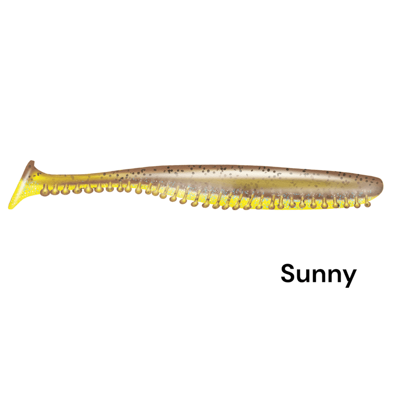 Load image into Gallery viewer, KALIN TICKLE TAIL 3.8&quot; SUNNY | FISHING WORLD | CANADA
