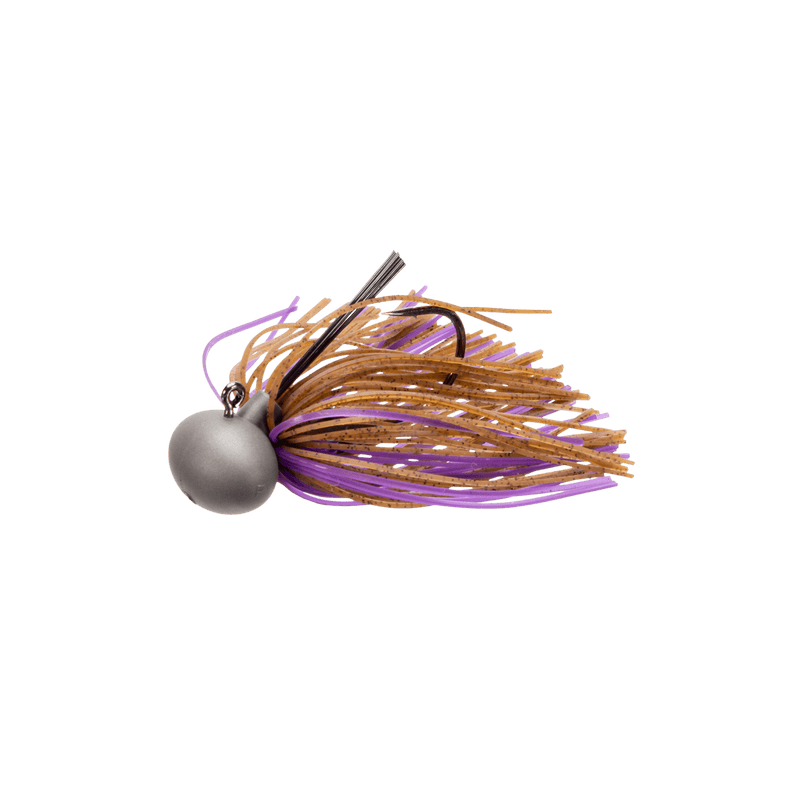 Load image into Gallery viewer, KEITECH SWIM JIGS 1-2oz / Brown-Purple / 2-0 Keitech Model II Tungsten Football Jig
