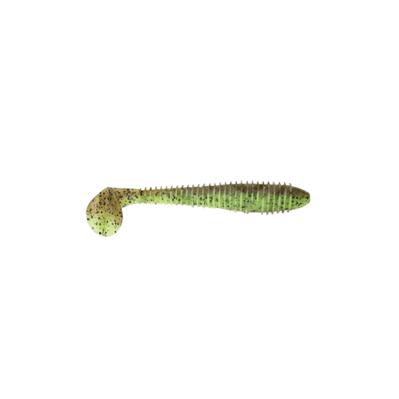 Load image into Gallery viewer, KEITECH SWING IMPACT 2.8" / Green Pumpkin Chartreuse Keitech Fat Swing Impact Swimbait
