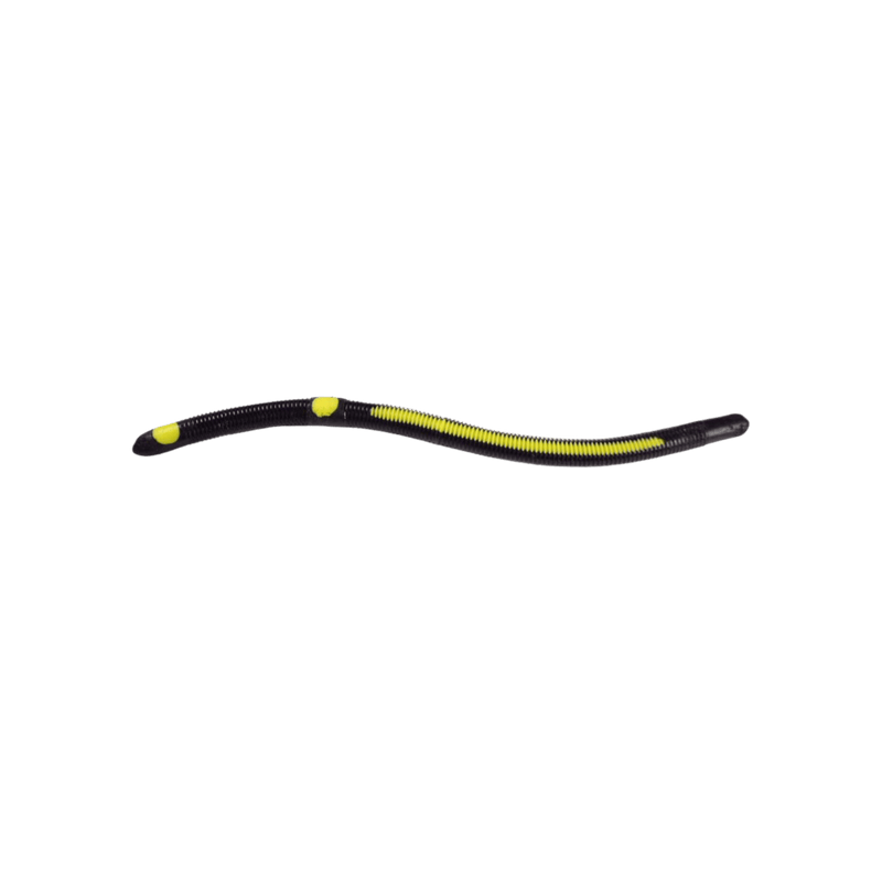 Load image into Gallery viewer, KELLY'S WORMS Black &amp; Yellow Kelly's Bass Worms Striper
