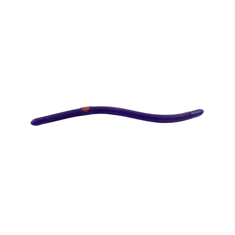 Load image into Gallery viewer, KELLY'S WORMS Purple Wild Grape Kelly's Bass Worms Plow Jockeys
