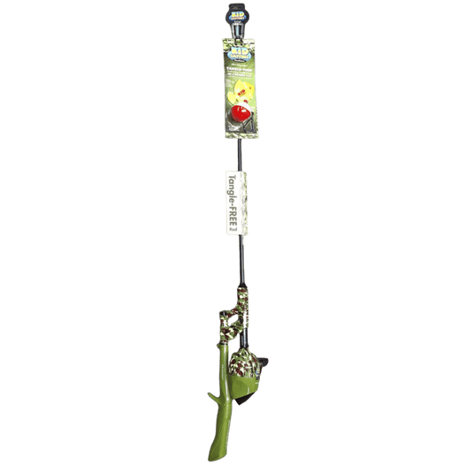 KID CASTERS ROD & REEL COMBOS SPINCAST / Green Camo Kid Caster APB Tangle-Free Spincast Combo