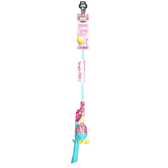 KID CASTERS ROD & REEL COMBOS SPINCAST / Pink Camo Kid Caster APB Tangle-Free Spincast Combo
