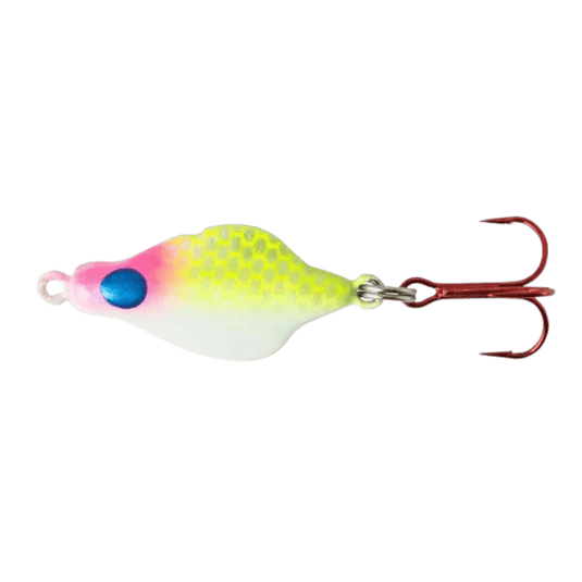 LINDY ICE SPOONS 1-16 / Pink Lemonade Glo Lindy Rattl'n Flyer Spoon