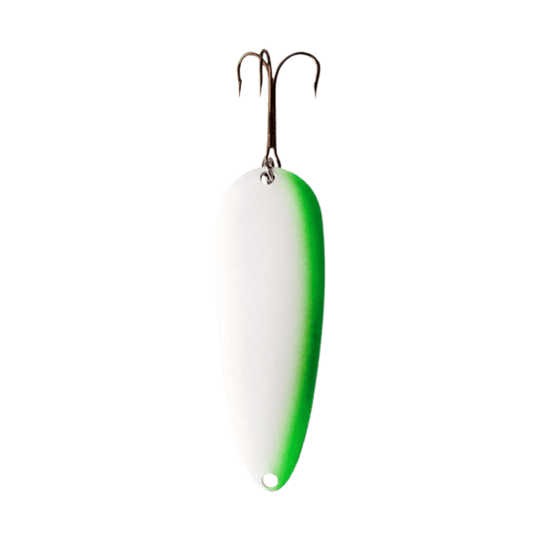 LUCKY STRIKE CASTING SPOONS 3" / Nickel Glow Green Lucky Strike Devil Bait Spoon