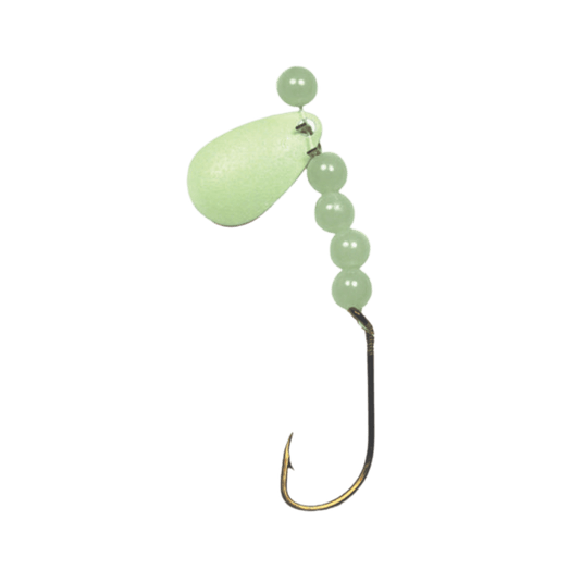 LUCKY STRIKE WORM HARNESS Glow Lucky Strike Fluorocarbon Rig 2pk 