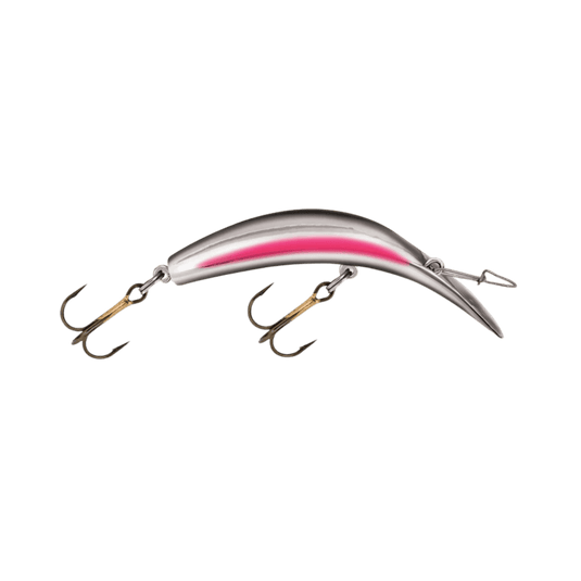 LUHR-JENSEN CRANKBAIT 9X / Black Chrome Red Streak Luhr Jensen Kwikfish (Non-Rattle)