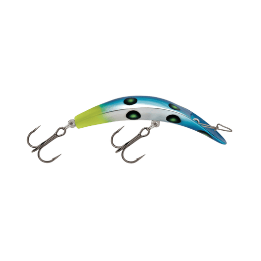 LUHR-JENSEN CRANKBAIT 9X / Blue Chartruse UV Luhr Jensen Kwikfish (Non-Rattle)