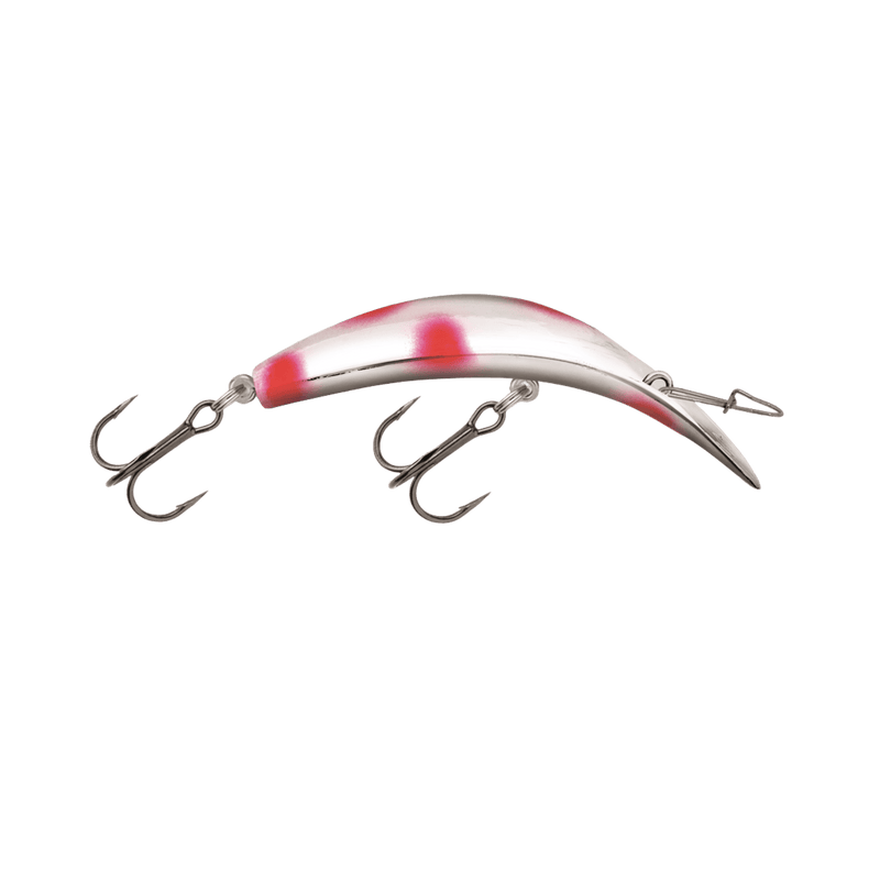Load image into Gallery viewer, LUHR-JENSEN CRANKBAIT 9X / Silver/Flo Red Dot Luhr Jensen Kwikfish (Non-Rattle)
