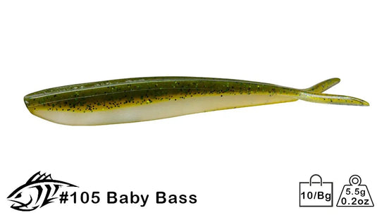 LUNKER CITY Uncategorised 4" / Baby Bass LunkerCity Fin-S Fish