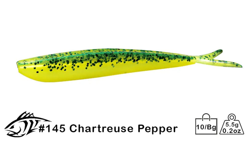 Load image into Gallery viewer, LUNKER CITY Uncategorised 4&quot; / Chartreuse Pepper Shad LunkerCity Fin-S Fish
