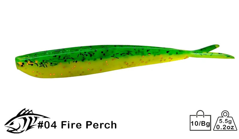 Load image into Gallery viewer, LUNKER CITY Uncategorised 4&quot; / Fire Perch LunkerCity Fin-S Fish
