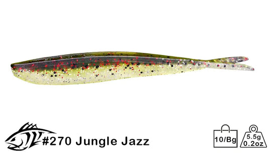 LUNKER CITY Uncategorised 4" / Jungle Jazz LunkerCity Fin-S Fish