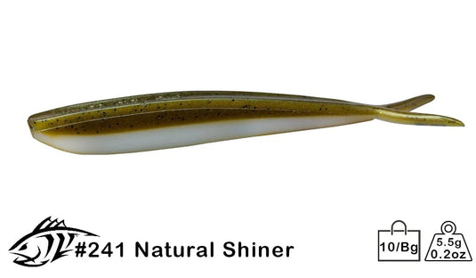 LUNKER CITY Uncategorised 4" / Natural Shiner LunkerCity Fin-S Fish