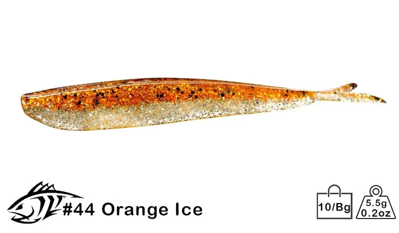 Load image into Gallery viewer, LUNKER CITY Uncategorised 4" / Orange Ice Lunker City Fin-S Fish
