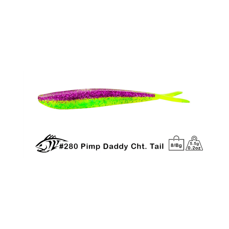 Load image into Gallery viewer, LUNKER CITY Uncategorised 4" / Pimp Daddy Chart Tai Lunker City Fin-S Fish
