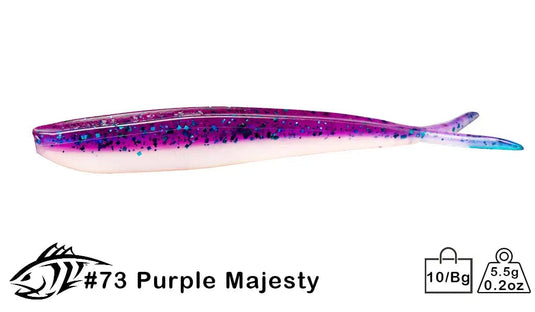 LUNKER CITY Uncategorised 4" / Purple Majesty LunkerCity Fin-S Fish