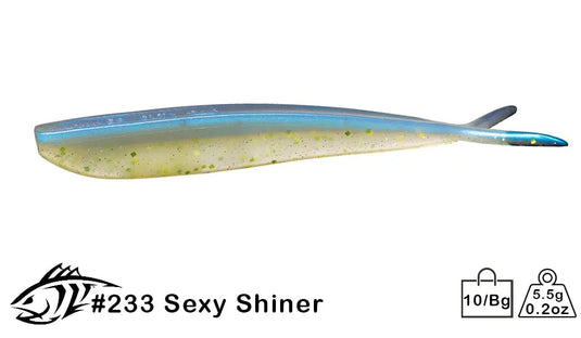 LUNKER CITY Uncategorised 4" / Sexy Shiner LunkerCity Fin-S Fish