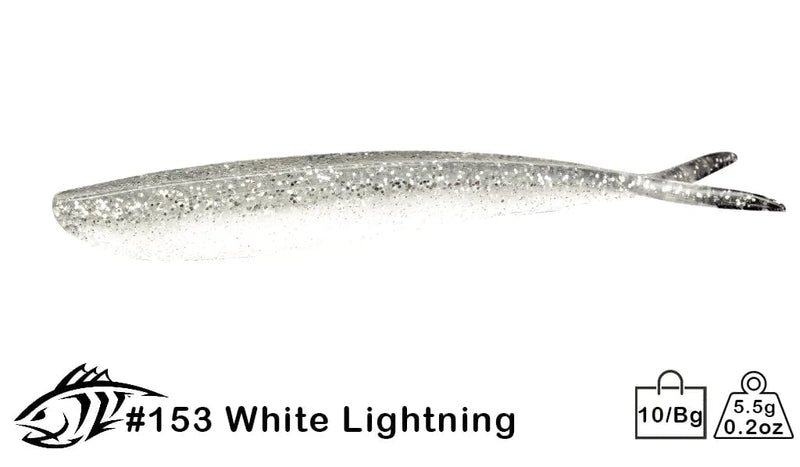 Load image into Gallery viewer, LUNKER CITY Uncategorised 4&quot; / White Lightning LunkerCity Fin-S Fish
