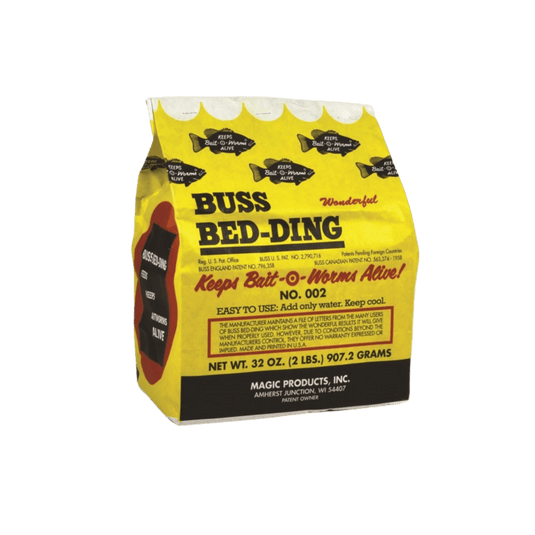 MAGIC FISHING MISCELLANEOUS Magic Buss Worm Bedding 2LB Bag