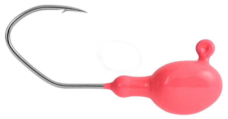 Load image into Gallery viewer, MATZUO WALLEYE/PERCH JIGS 1-4 / Pink Matzuo Cutter Sickle Jig Head
