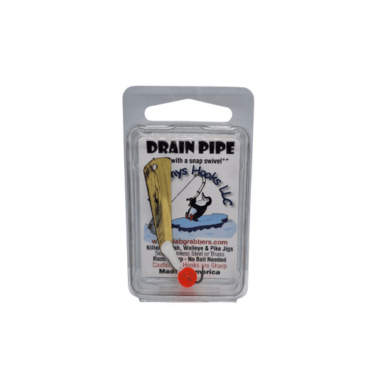 MCGATHYS HOOKS LLC ICE SPOONS SalmonEggOrg-Fan Cut McGathy's Hooks Drain Pipe