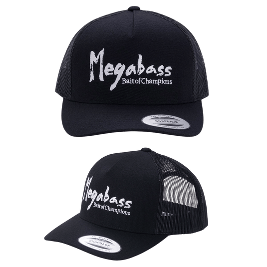 MEGABASS HATS Megabass Brush Trucker Hat (Black)