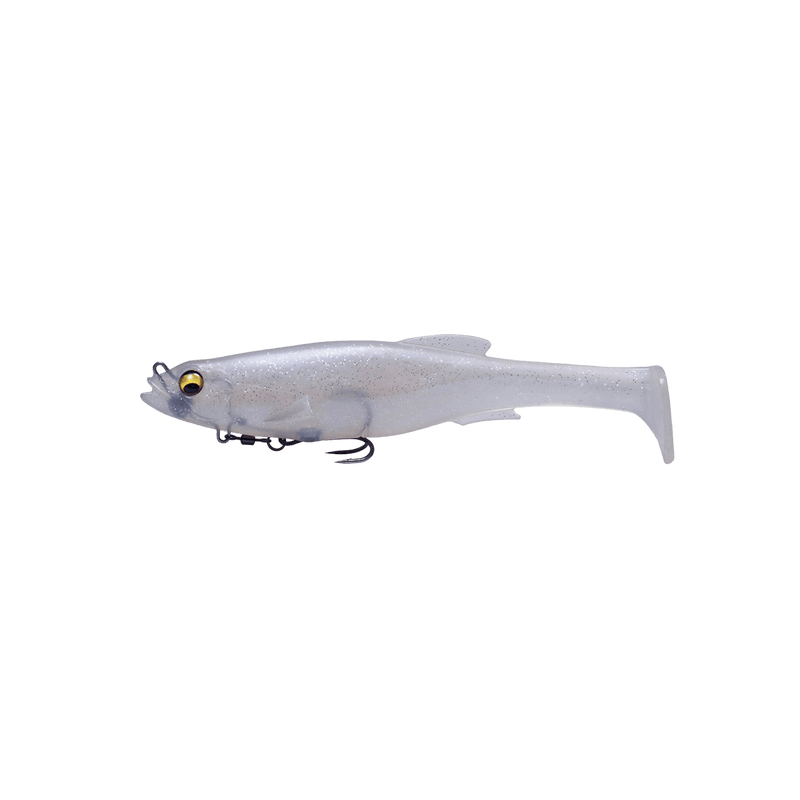Load image into Gallery viewer, MEGABASS MAGDRAFT 6" Ghost Shad Solid Megabass Magdraft 6" Swimbait
