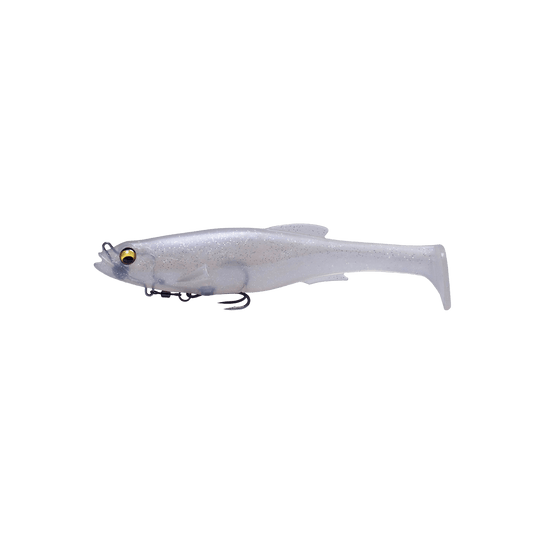 MEGABASS MAGDRAFT 6" Ghost Shad Solid Megabass Magdraft 6" Swimbait