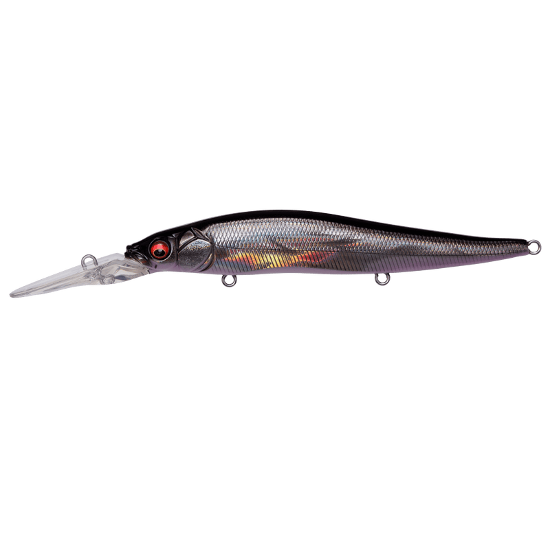 Load image into Gallery viewer, MEGABASS MEGABASS VISION 110+2 GG Deadly Black Shad Megabass Vision Oneten + 2 Jerkbait
