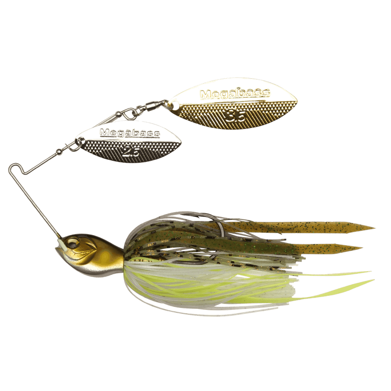 Load image into Gallery viewer, MEGABASS SPINNERBAIT/BUZZBAIT 1-2 / Ayu Megabass SV-3 Double Willow Spinnerbait
