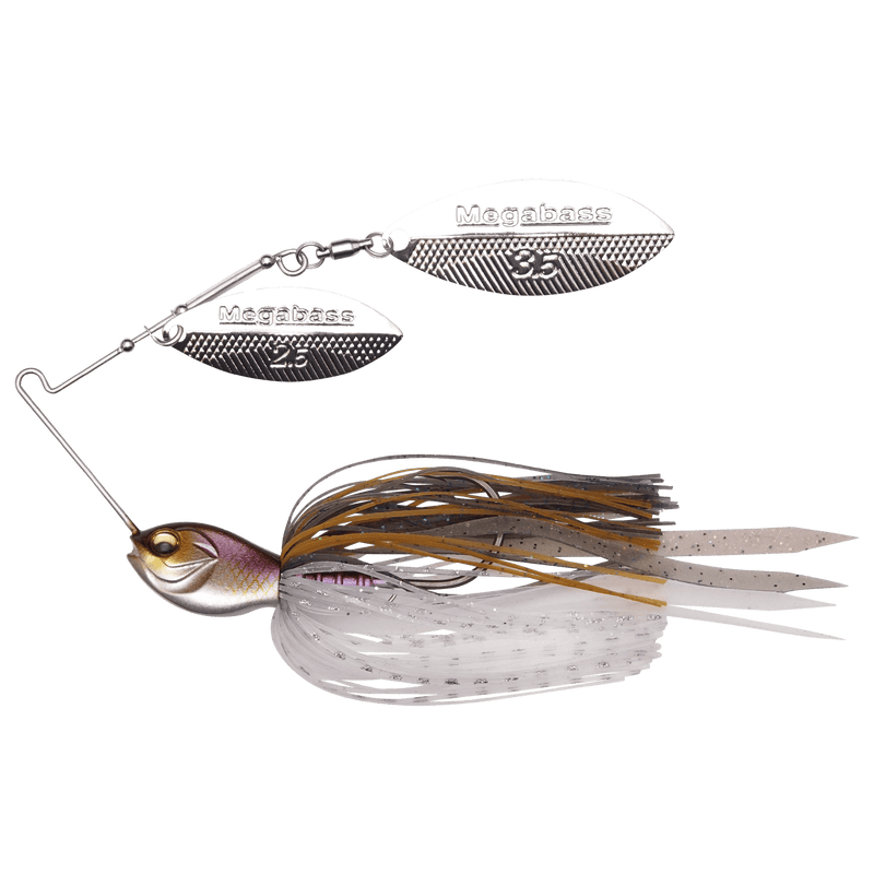 Load image into Gallery viewer, MEGABASS SPINNERBAIT/BUZZBAIT 1-2 / Wakasagi Megabass SV-3 Double Willow Spinnerbait
